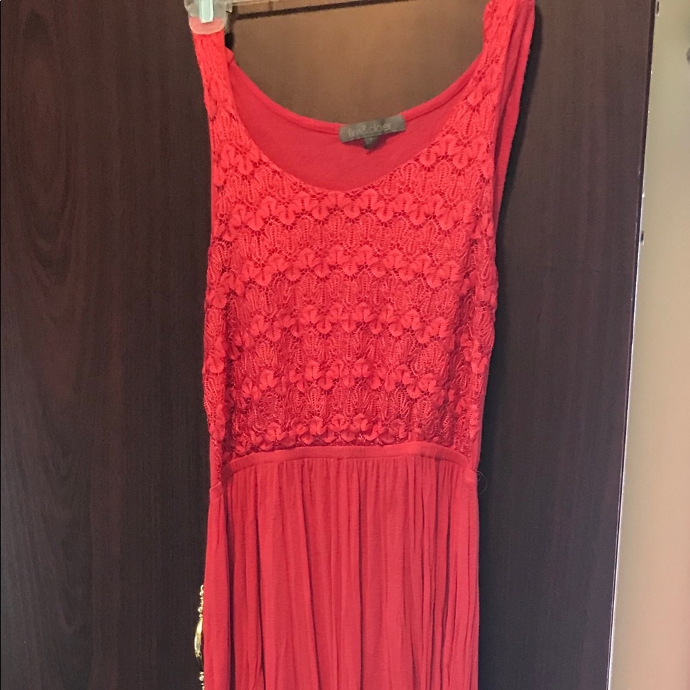 Finn and Clover Pink flowing dress size L